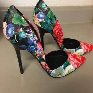 Steve Madden Floral Heels